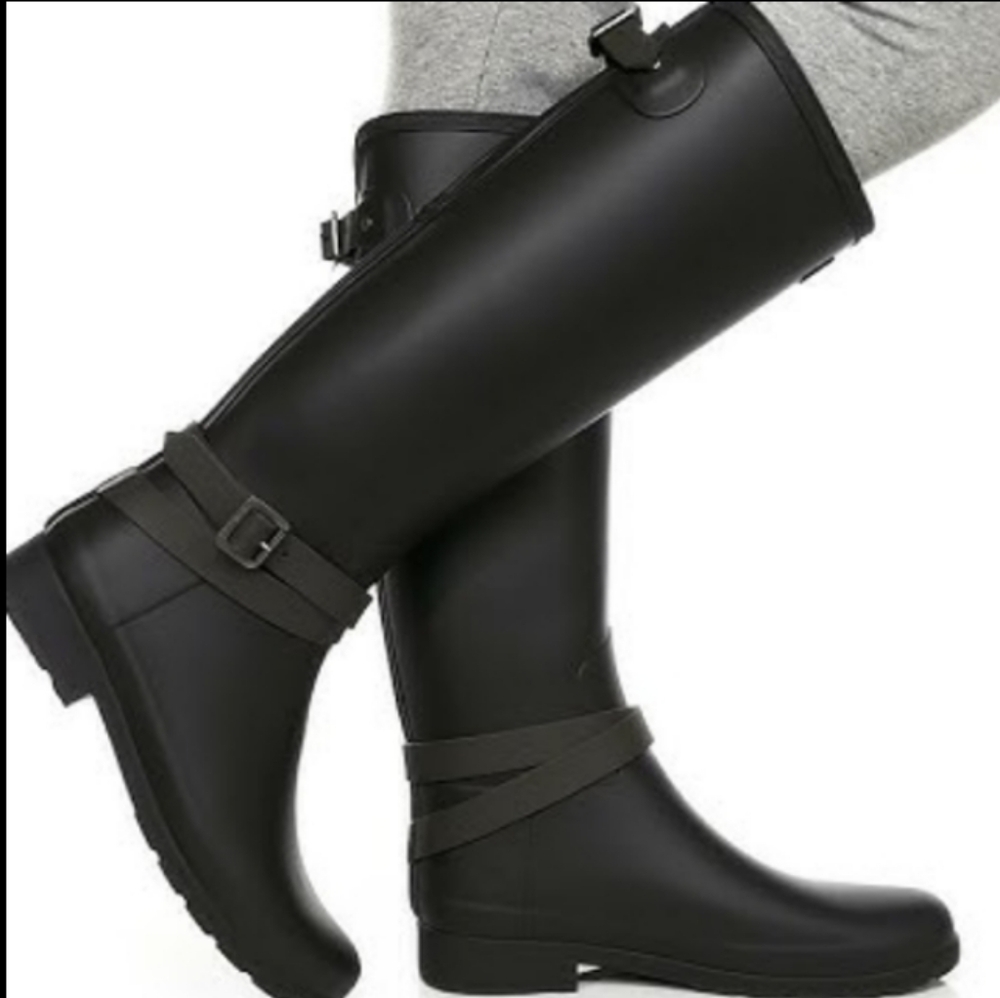 🆕 HUNTER "REFINED TALL WELLINGTON BOOTS - Picture 13 of 13